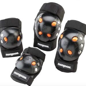 Mongoose Skateboard/Bike Protective Gear Set – Knee, Elbow & Wrist Pads